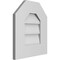 Ekena Millwork Octagonal Top Surface Mount PVC Gable Vent w/ 3-1/2"W x 1"P Standard Frame, 14"W x 16"H GVPOT14X1601SN - alternate 3
